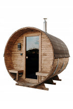 Nordic Barrel 240 Outdoor Sauna
