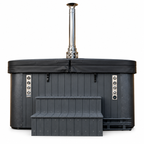 Nordic XL 2.2m Wood-Fired Hot Tub – Hydro & Air Massage