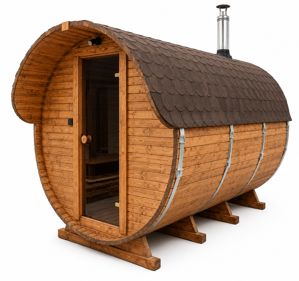 Nordic Barrel 340 Outdoor Sauna