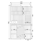 Nordic Quadro 340 Outdoor Sauna