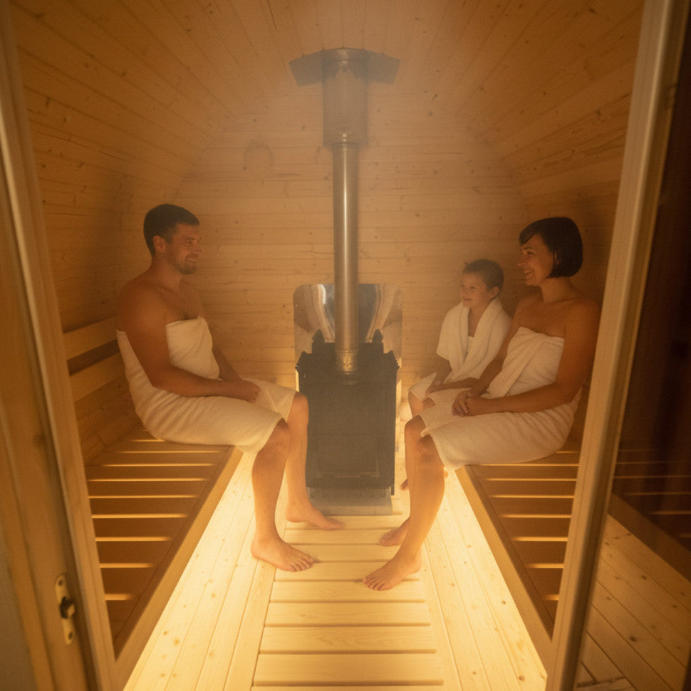 Nordic Barrel 340 Outdoor Sauna