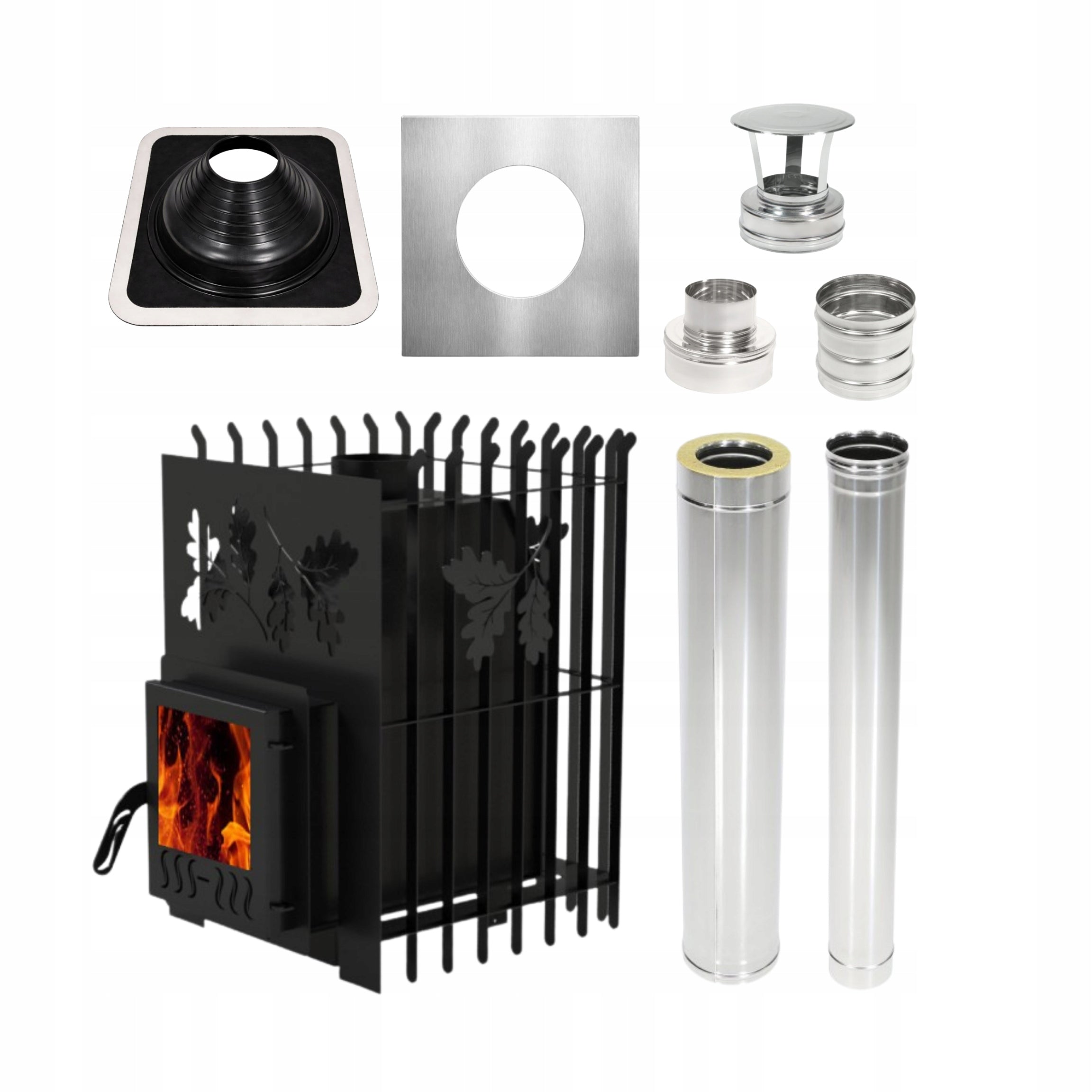 Etna 12 Wood-Burning Sauna Heater Set