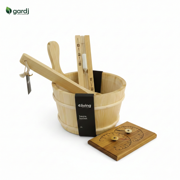 4Living Complete Sauna Accessory Set – 4 Piece