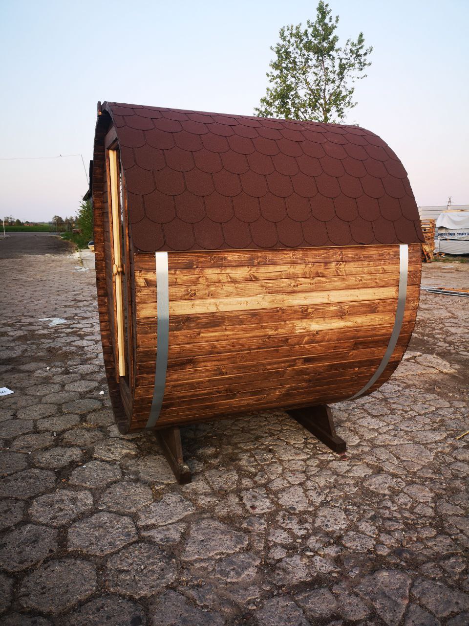 Nordic Barrel Mini 180 Outdoor Sauna
