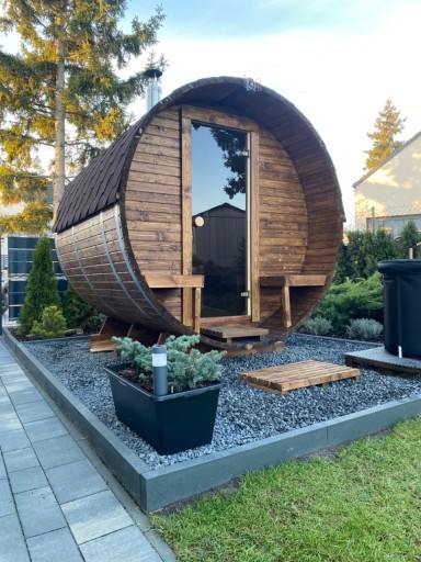 Nordic Barrel 240 Outdoor Sauna