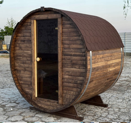 Nordic Barrel Mini 180 Outdoor Sauna