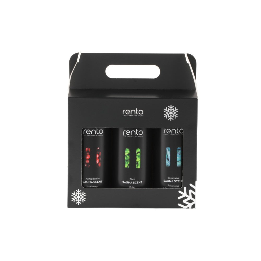 Rento Sauna Fragrance Gift Set – 3 × 400 ml